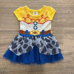 Disney Pixar Jessie Toddler Girls Cosplay Dress Toy Story Cowgirl 18 months